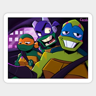 TMNT Drive-In Sticker